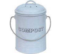 Simpa 3L White Compost Food Waste Recycling Bin Caddy