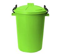 Simpa 50L Lime Green Plastic Locking Lid Bin