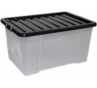 Simpa 50L Plastic Storage Boxes - Set Of 5