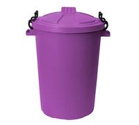 Simpa 50L Purple Plastic Locking Lid Bin