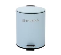 simpa 5L Slim Soft-Closing Pedal Dustbin in Light Blue simpa Light Blue