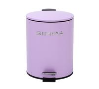 simpa 5L Slim Soft-Closing Pedal Dustbin in Lilac simpa Lilac