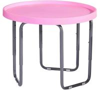 Simpa 60Cm Pink Round Utility Mixing Play Tray Table With Height Adjustable Stand.