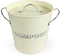 Simpa 6L Cream Compost Food Waste Recycling Bin Caddy