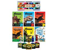 simpa 6PC Dinosaur Activity & Colouring Book Set | Size: 6 Pack simpa Multicolor 6 Pack