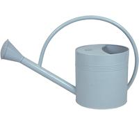 simpa 8 Litre Grey Steel Watering Can with Handle & Rose in Light Grey simpa Light Grey