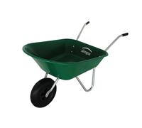 simpa 85 Litre Green Plastic Wheelbarrow with Pnuematic Tyre simpa Green