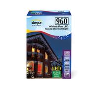 Simpa 960 Led Blue & White Multi-Action Icicle Lights