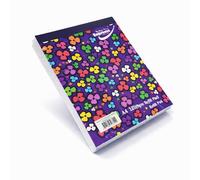 simpa A4 250Pgs Flower Power 8mm Ruled Top Perforated Refill Pads - Set of 3