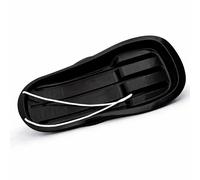 simpa Alpine Racer Plastic Snow Sledge Toboggan - Heavy Duty Winter Snow Sled - Midnight Summit Black - Robust Design for Snow Fun