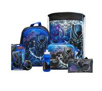 Simpa Black Panther 7Pc Back To School Bundle With 3D Insulated Lunch Bag.