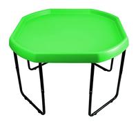 simpa Children's Large 100cm Plastic Sand & Water Pit Toys Mixing Play Tray LIME GREEN with Height Adjustable Stand.