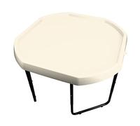 simpa Children's Medium 70cm Plastic Sand & Water Pit Toys Mixing Play Tray CREAM with Height Adjustable Stand.