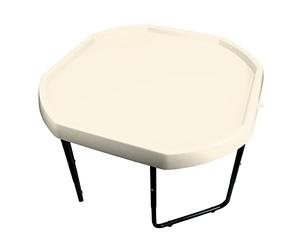 simpa Children's Medium 70cm Plastic Sand & Water Pit Toys Mixing Play Tray CREAM with Height Adjustable Stand.