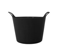 simpa Durable Plastic MultiPurpose Flexi Tub 42L in Black simpa Black