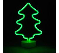 Simpa Green Christmas Tree Led Festive Novelty Neon Light.