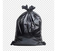 simpa Heavy Duty Compactor Sacks, 270 Gauge, Clear or Black, 100 Bags per Box (Black)