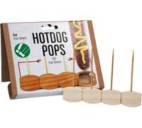 Simpa Hotdog Pops - Disposable Bbq Snap Skewers (60Pcs)