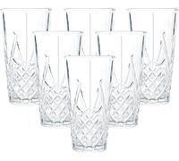 simpa Imperial Elegant Glasses - 435ml - Set of 6 in Clear simpa Clear
