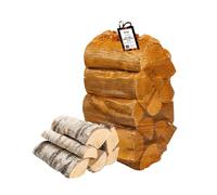 simpa Kiln Dried Birch Hardwood Firewood Logs, Perfect for Open fires, Wood Burning Stoves, Log Burners, Campfires, Fire Pits - 40L