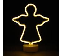 simpa LED Novelty Neon Angel Light in Warm White simpa Warm White