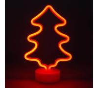 simpa LED Novelty Neon Christmas Tree Light in Red simpa Red