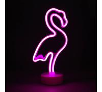 simpa LED Novelty Neon Flamingo Light in Pink simpa Pink