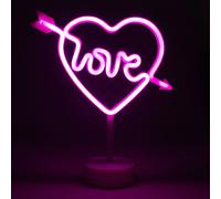 simpa LED Novelty Neon Love Heart Light in Pink simpa Pink