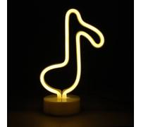 simpa LED Novelty Neon Music Note Light in Warm White simpa Warm White