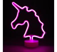 simpa LED Novelty Neon Unicorn Light in Pink simpa Pink
