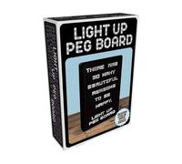 simpa Light Up Peg Board - Includes 200 Letters & Numbers in Black simpa Black