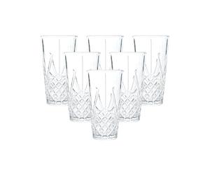 simpa Lucente Imperial Elegant Water Drinking Glasses 435ml Set of 6