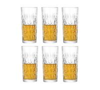 simpa Lucente Old-Fashion Highball Drinking Glasses 370ml Set of 6