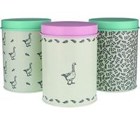 Simpa Mary Berry Set Of 3 Storage Goose And Fern Storage Tins