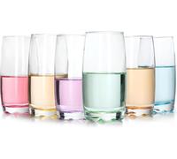 simpa Multicolour Highball Glasses - 330ml - Set of 6 simpa Multicolor