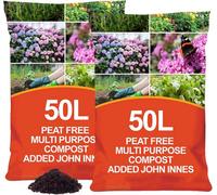 Simpa Peat Free Nutrient Rich All Purpose Compost With Added John Innes - 100L