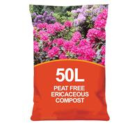 simpa Peat Free Nutrient Rich Ericaceous Compost - 50L in Dark Brown simpa Dark Brown