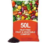 Simpa Peat Free Nutrient Rich Fruit & Vegetable Compost - 50L