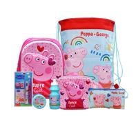 Simpa Peppa Pig 7Pc Back To School Bundle With 3D Insulated Lunch Bag.