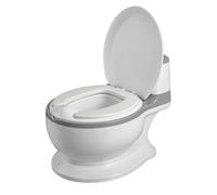 simpa Potty Training Toilet for Toddlers - Realistic Flush Button & Sound, Removable Bowl, Splash Guard & Anti-Skid Pads