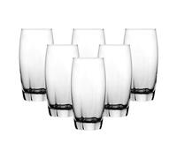simpa Premium Morden Drinking Highball Glasses 365ml Set of 6