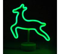 Simpa Red Deer Led Festive Novelty Neon Light.