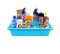simpa Sky Blue Large Plastic Rectangular Deep Multipurpose Household Tray - 13cm (H) x 64cm (L) x 49cm (W)