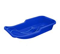 simpa Snow Hawk Plastic Snow Sledge Toboggan - Heavy Duty Winter Snow Sled - Arctic Blue - Robust Design for Snow Fun