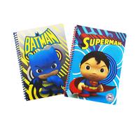 simpa Spiral Bound Notebooks Set of 2: 25 x 18cm, 4mm Graph Paper, 120 Pages | Size: 25 x 18 cm simpa Multicolor 25 x 18 cm