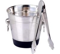 Simpa Stainless Steel Mini Ice Bucket And Tongs Set 13.5Cm (H)