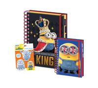 simpa Stationery Set: A4 King Book, A5 Spiral Bound Book & Sticky Notes simpa Multicolor