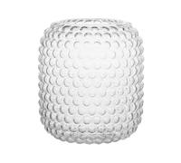 simpa Tabletop Centrepiece Clear Bubble Glass Modern Vase 15cm (H)