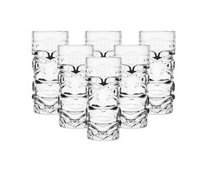 simpa Tiki Modern Style Highball Glasses 410ml Set of 6