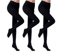 simpa Women's Luxe Touch 80 Denier Black Tights Triple Pack | Size: Small simpa Black S